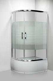 Душевой уголок Luxus L013 R LANG, 800х1000х2000мм, правый, с поддоном - фото, отзывы, цена